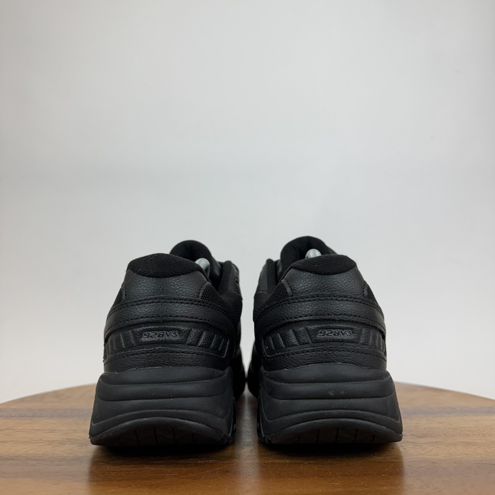 Mens New Balance 928v3 Black Leather Hook and Loop Sneakers Shoes Size 9.5 M GUC - Picture 6 of 8